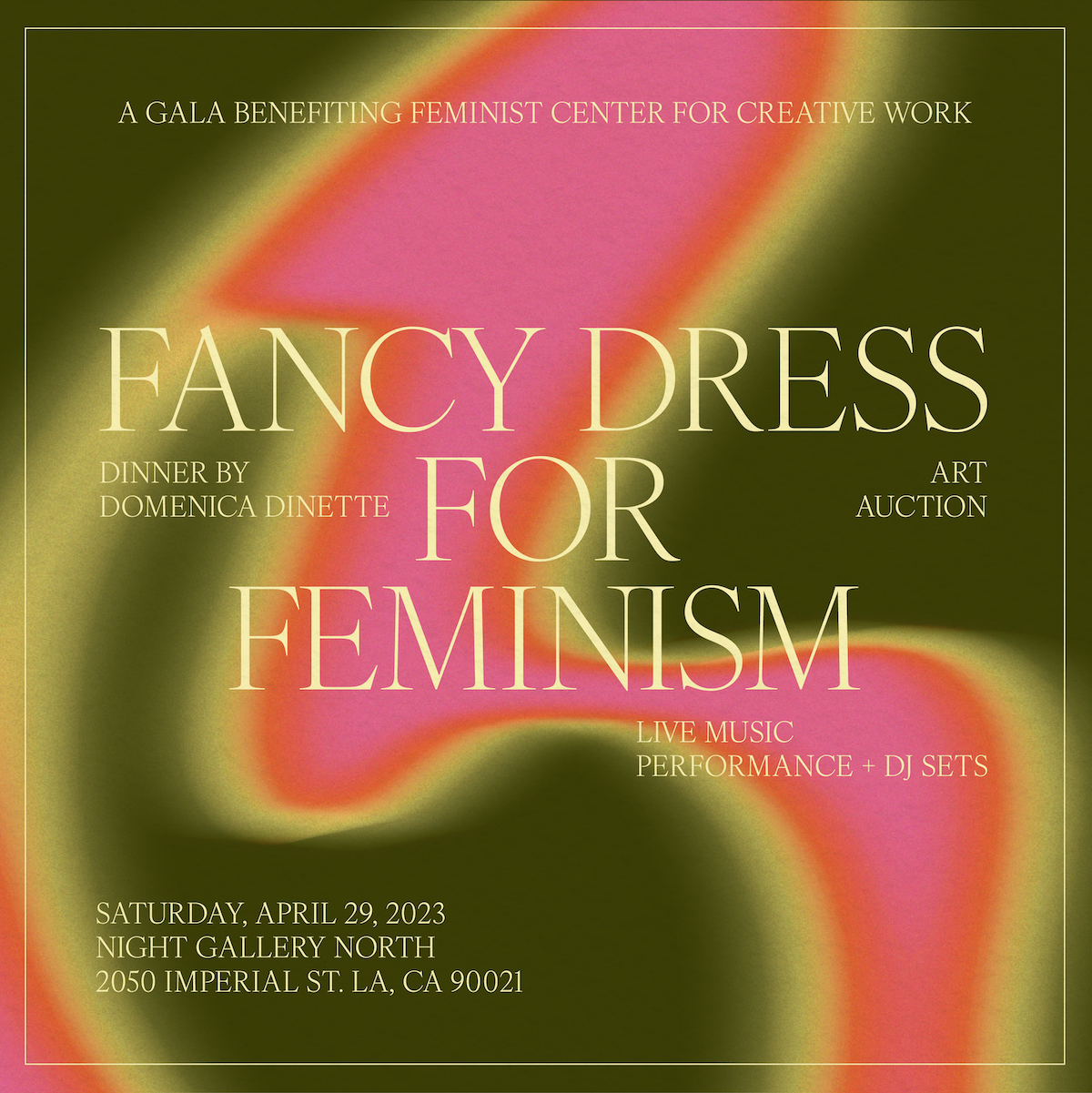 Fancy Dress for Feminism: A gala benefiting Feminist Center for Creative Work