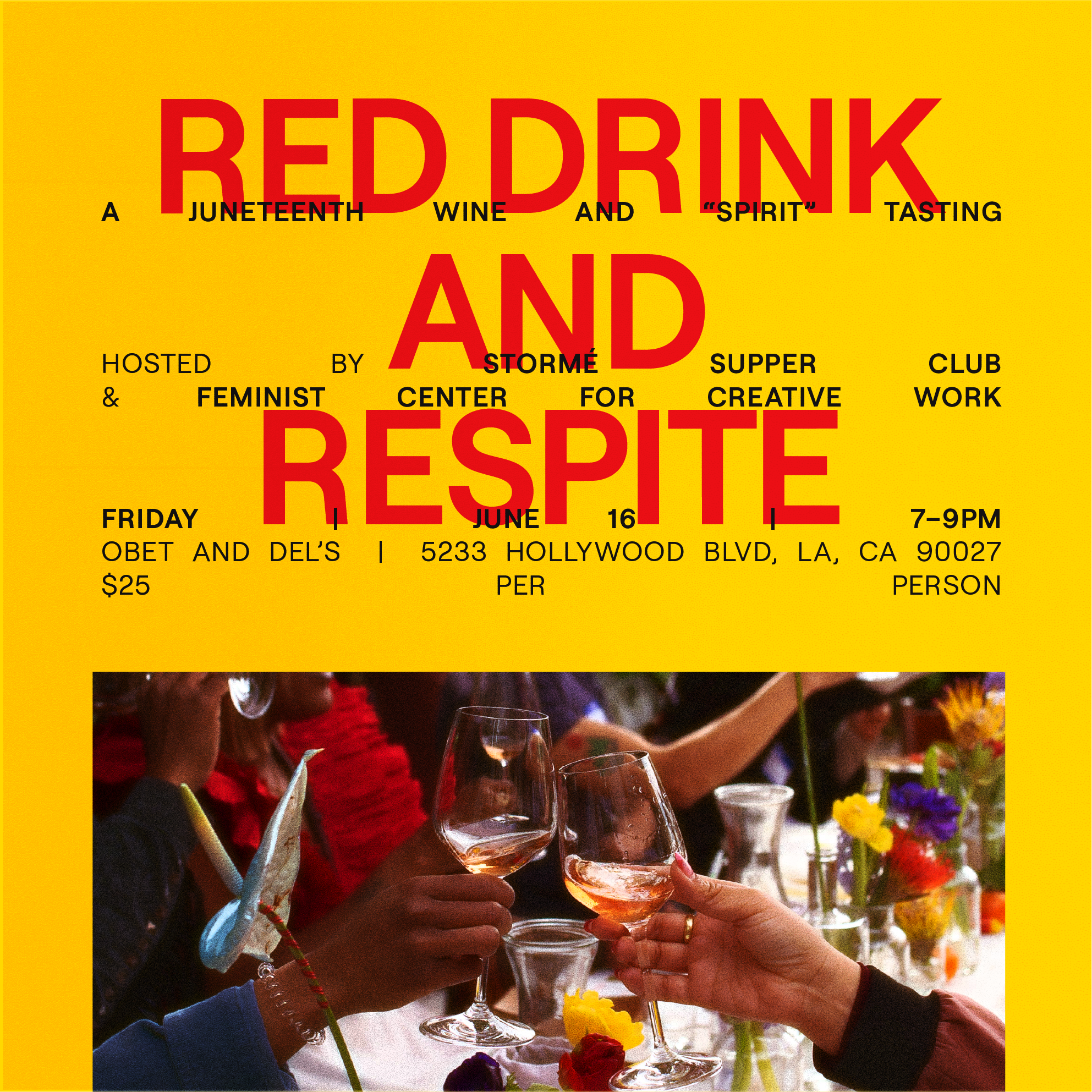 Red Drink And Respite: A Juneteenth Wine and “Spirit” Tasting