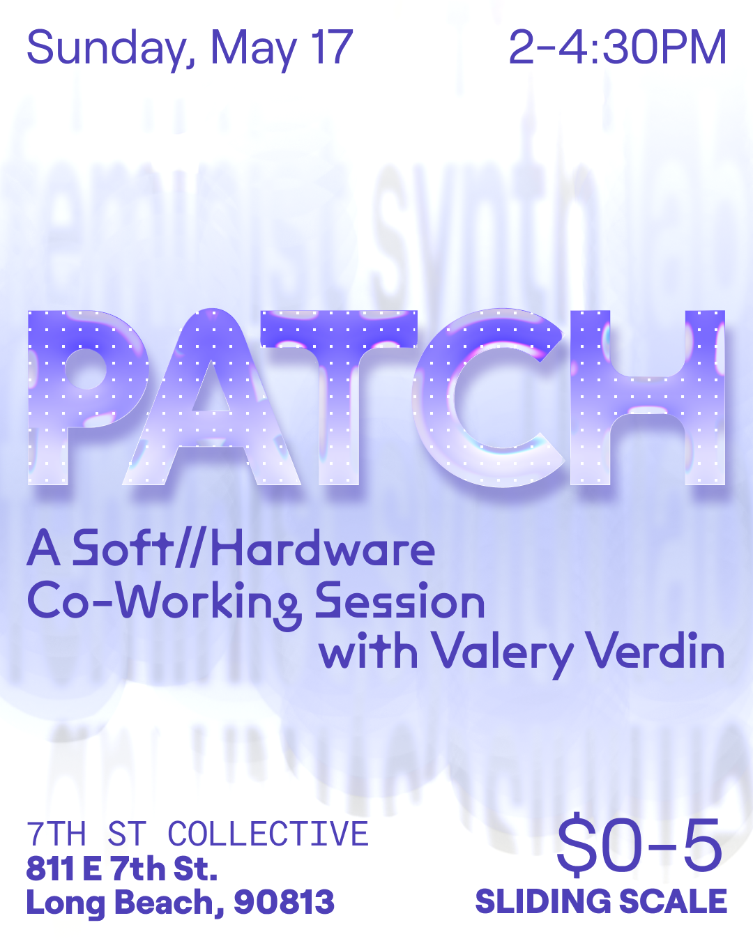 Feminist Synth Lab — Patch: A Hardware Troubleshooting & Co-Working Session with Valery Verdin