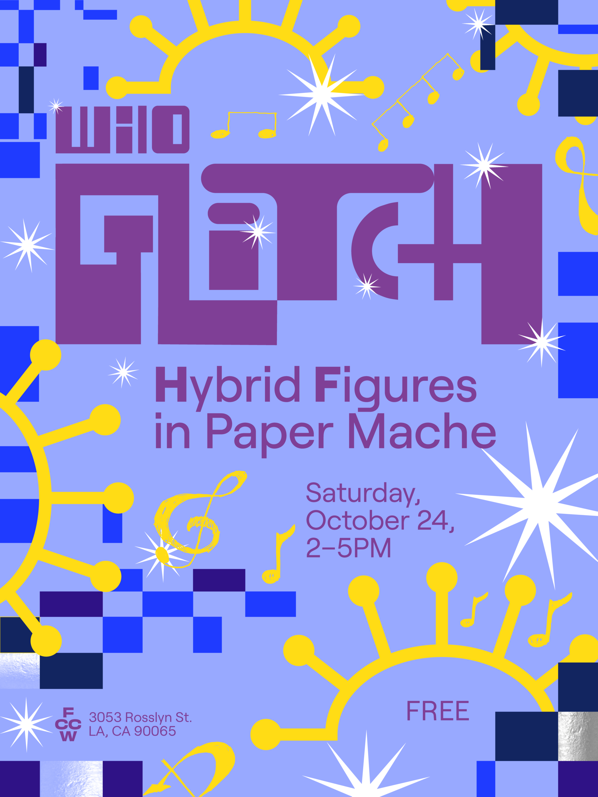 Wild Glitch — Hybrid Figures in Paper Mache with K. Bradford