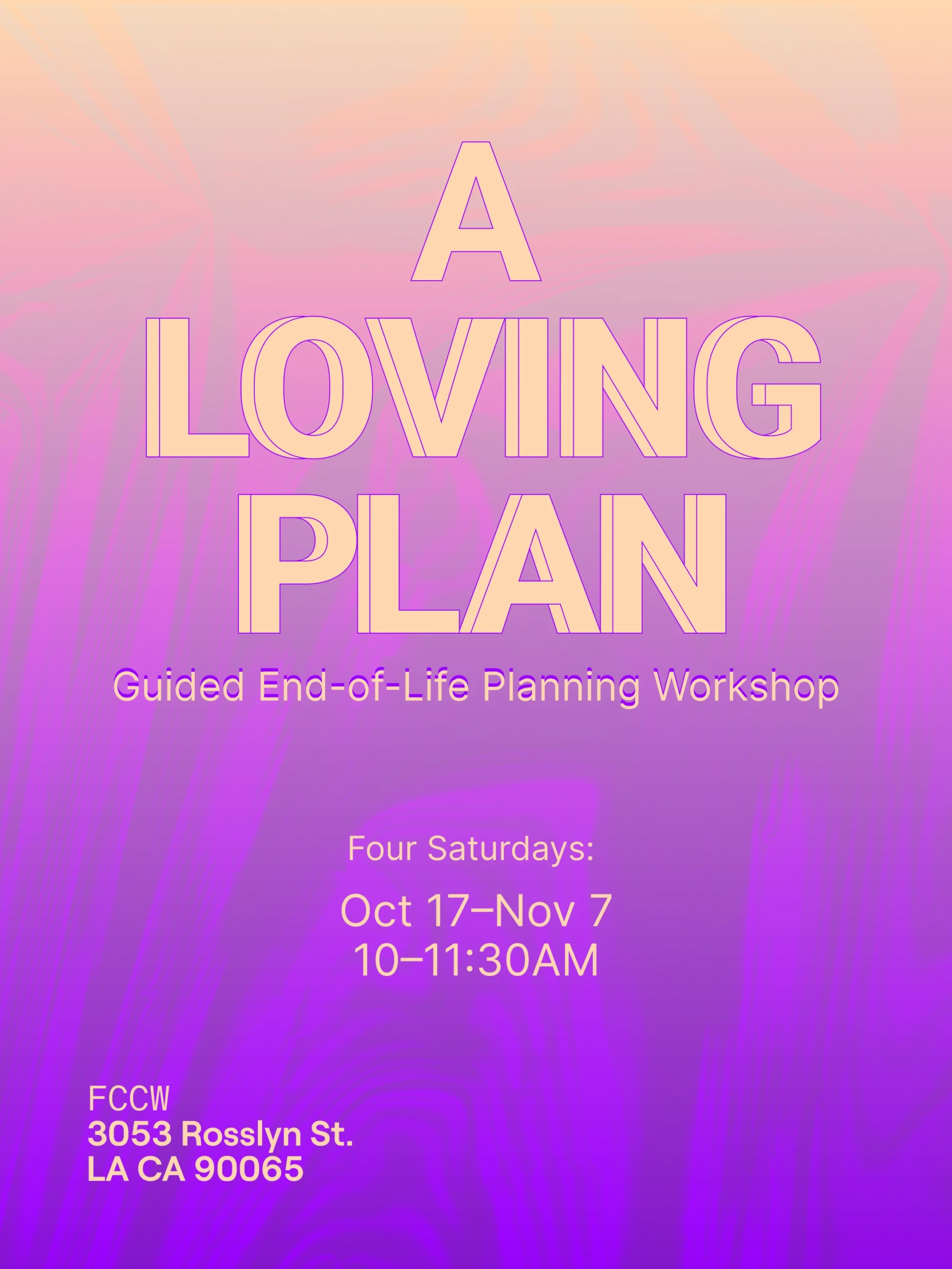 PAUSE — A Loving Plan with Gail Shand and Kenitra J. Beauford